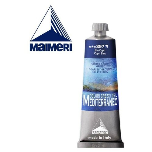 фото Масляные maimeri краска масляная maimeri classico mediterraneo 60мл, 397 синий капри