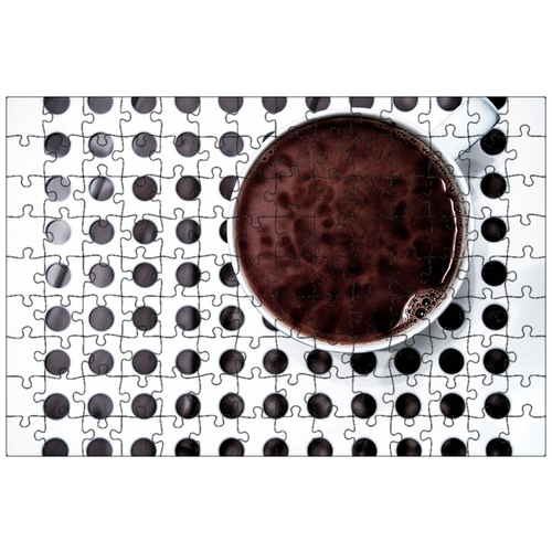 фото Магнитный пазл 27x18см."кофе, чашка, кружка" на холодильник lotsprints