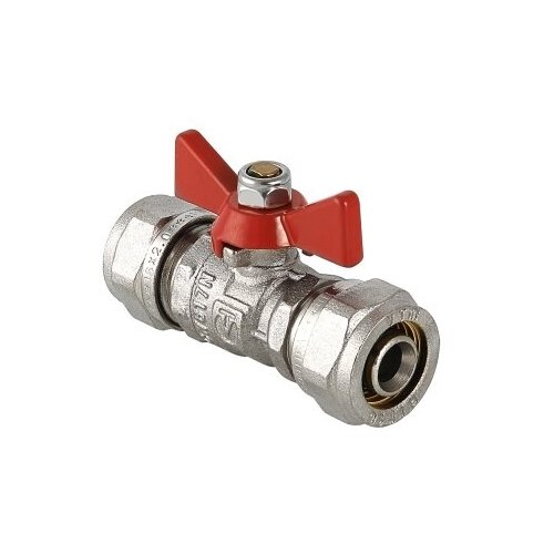 фото Кран шаровой valtec под обжим, рукоятка бабочка 16