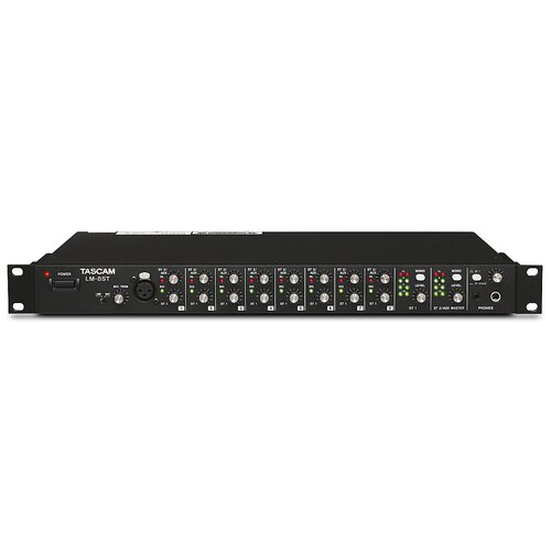 фото Tascam lm-8st рэковый микшер 8 каналов (стерео) линейных сигнало