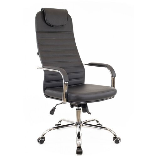 фото Компьютерное кресло everprof ep 708 tm офисное, обивка: искусственная кожа, цвет: черный