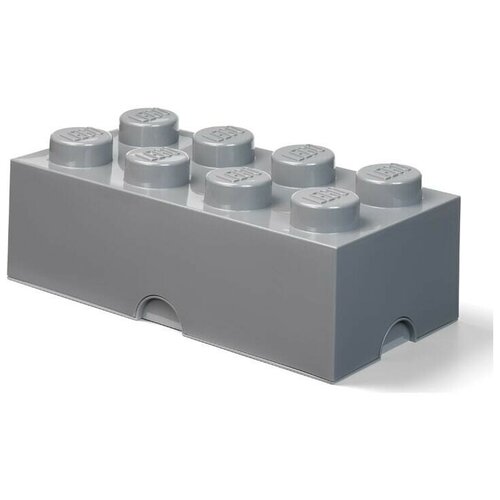 фото Ящик для хранения lego 8 темно-серый