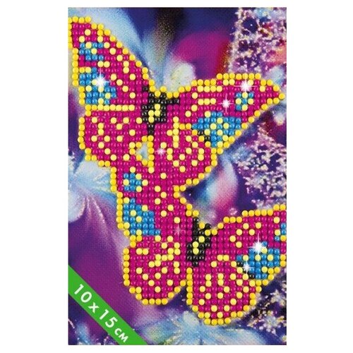 фото Maxi art набор алмазной вышивки бабочки ma-kn0260-6, 10х15 см
