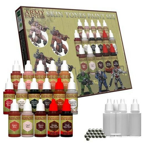 фото Набор акриловых красок army painter - warpaints skin tones paint set (оттенки кожи) the army painter