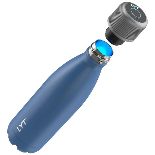 фото Умная бутылка для воды crazycap lyt с уф-стерилизатором синяя