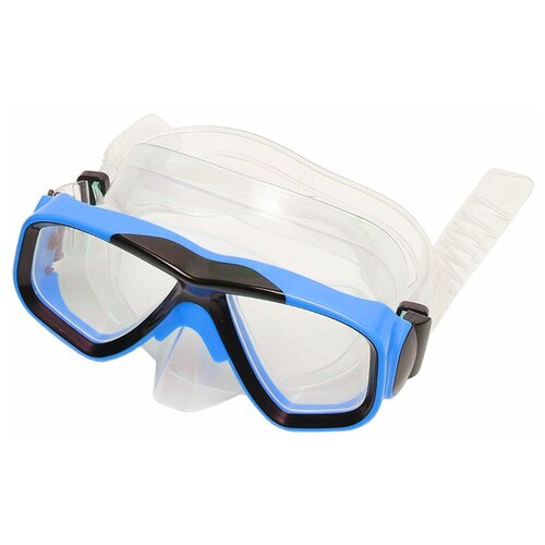 фото E33137-1 маска для плавания (пвх) (синяя) smart athletics
