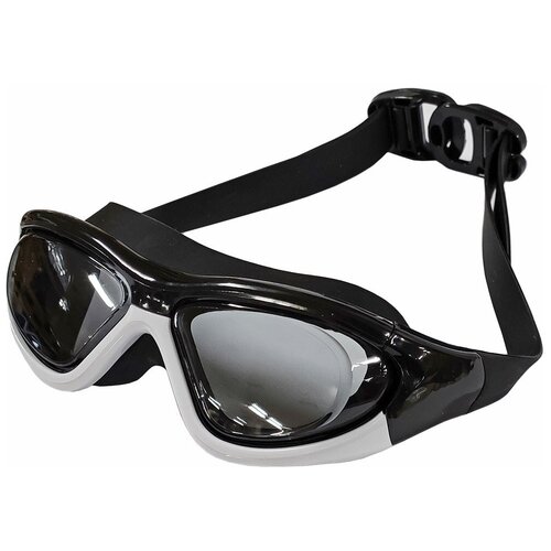 фото B31536-3 очки для плавания взрослые полу-маска (черный) smart athletics