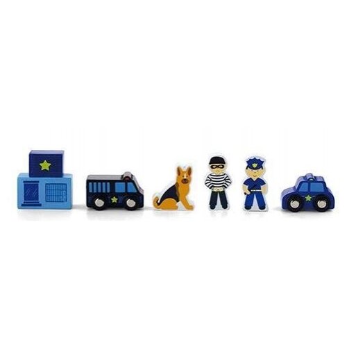фото Viga набор аксессуаров для железной дороги 'полиция' в коробке
