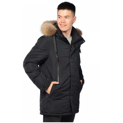 фото Зимняя куртка мужская malidinu 21025 размер 48, темно- серый