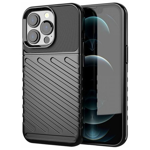 фото Brodef thunder противоударный чехол для iphone 13 pro max черный