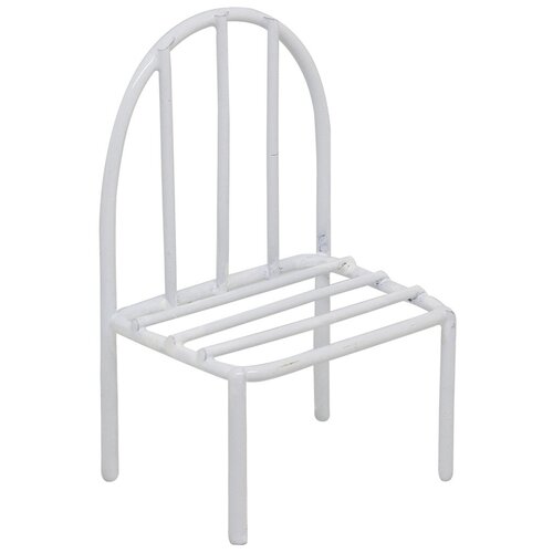 фото Kb4248 металлический мини стул, белый 4,5*3,5*2,5*7,5см astra&craft astra & craft
