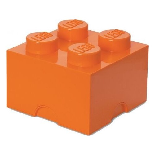 фото Ящик для хранения 4 оранжевый, lego