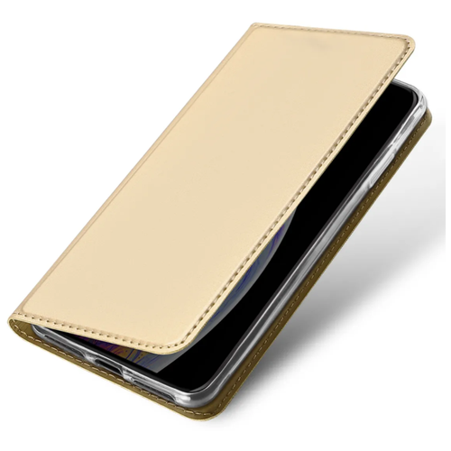 фото Чехол-книжка iphone 11 pro max, dux ducis skin pro series, боковой, золотой x-case