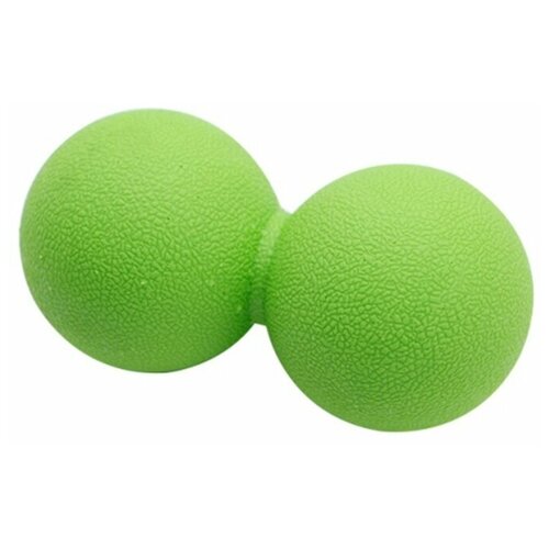 фото Массажный мяч для фитнеса, йоги и пилатеса, сдвоенный, зеленый, 11,5 см icon