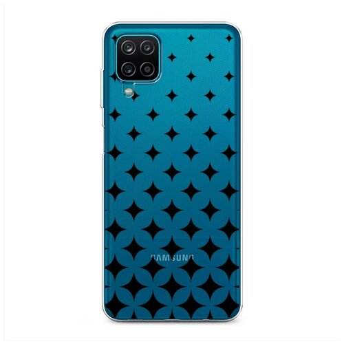 фото Силиконовый чехол "сетка" на samsung galaxy a12 / самсунг галакси а12 case place