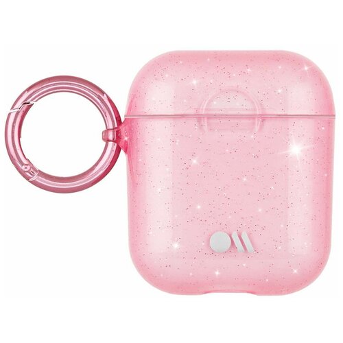 фото Чехол case-mate hook ups sheer crystal для airpods розовый
