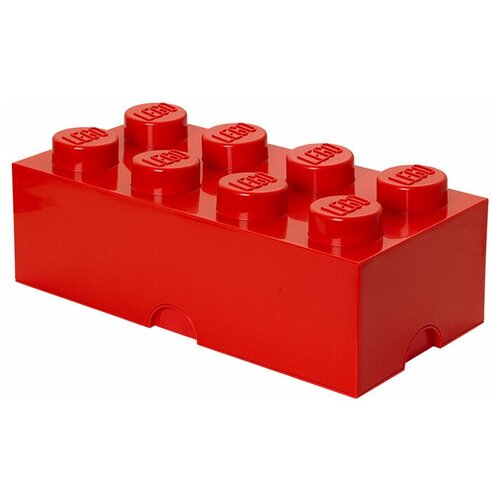 фото Ящик для хранения lego 8 storage brick красный