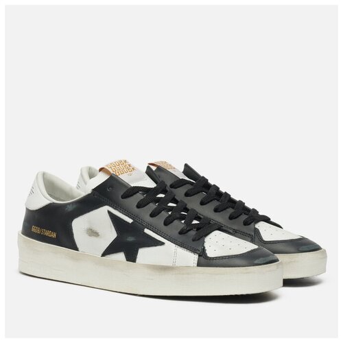 фото Мужские кроссовки golden goose stardan leather/leather star