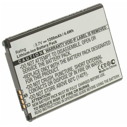 Аккумулятор iBatt iB-B1-M462 1650mAh для LG BL-44JH,