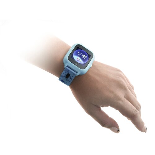 фото Смарт часы для мальчика trakfon-space-blue-4g (детские умные часы телефон. sos-вызовы на запрограммированные номера
