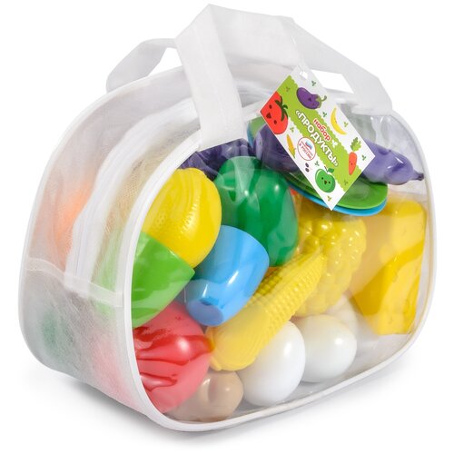 фото Набор продуктов с посудой green plast продукты нп028 разноцветный