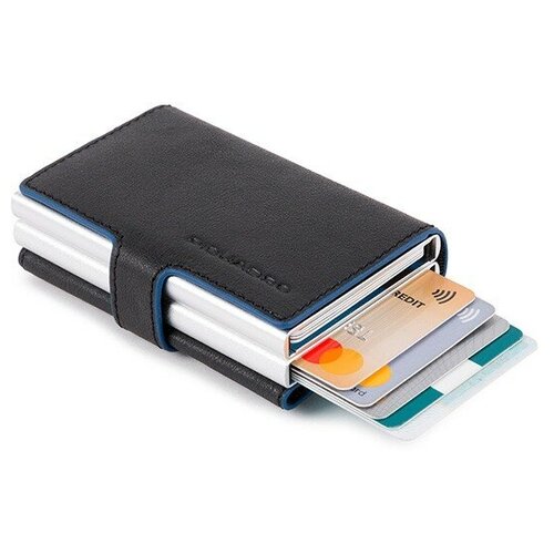 фото Чехол для кредитных карт piquadro blue square special чёрный pp5472b2sr/n