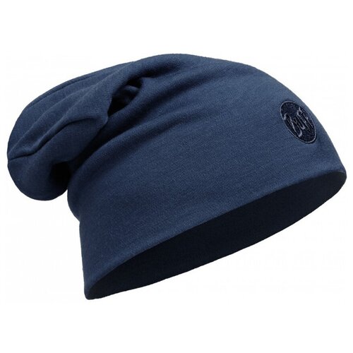 фото Шапка buff merino heavyweight beanie размер one size, solid denim