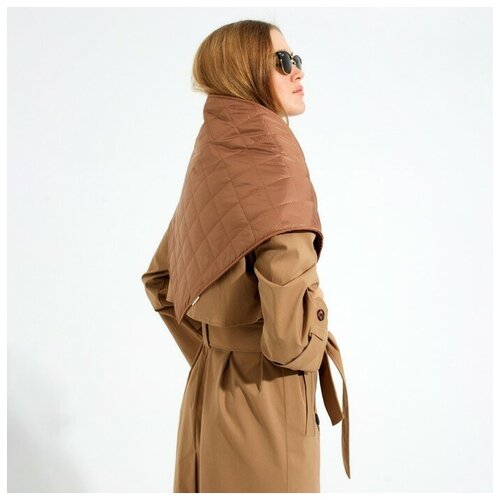фото Minaku платок женский minaku: casual collection цвет коричневый