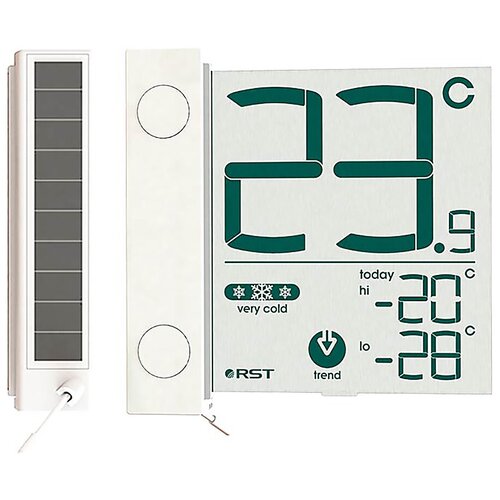 фото Оконный термометр на солнечной батарее rst solar link 391 (rst01391)