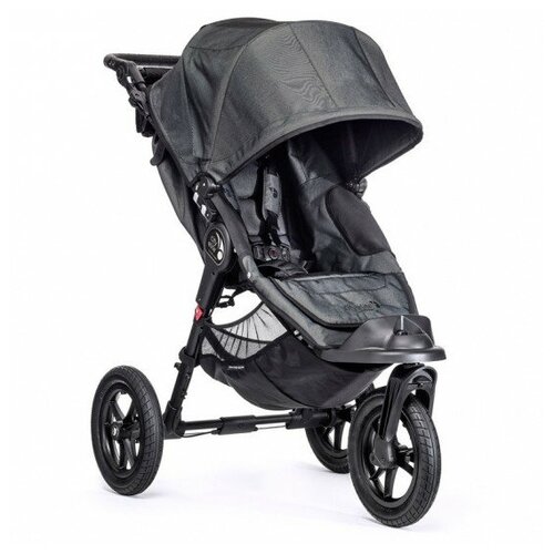 фото Коляска baby jogger city elite+бампер charcoal (серый меланж-джинса)