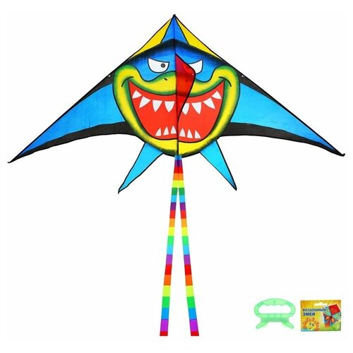 фото Воздушный змей «акула», с леской funny toys