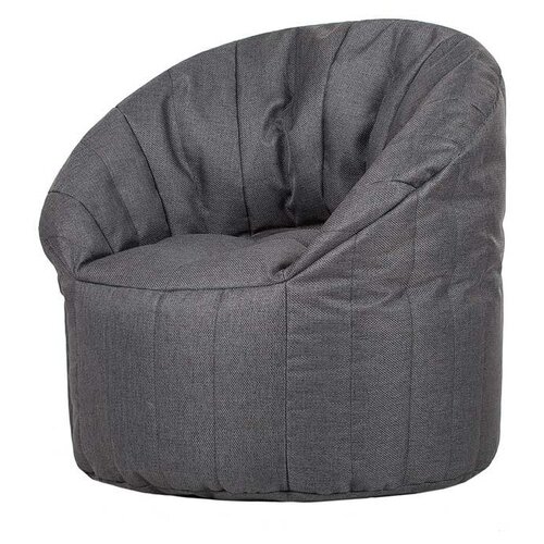 фото Кресло мешок папа пуф бескаркасное кресло club chair graphite (темно-серый)