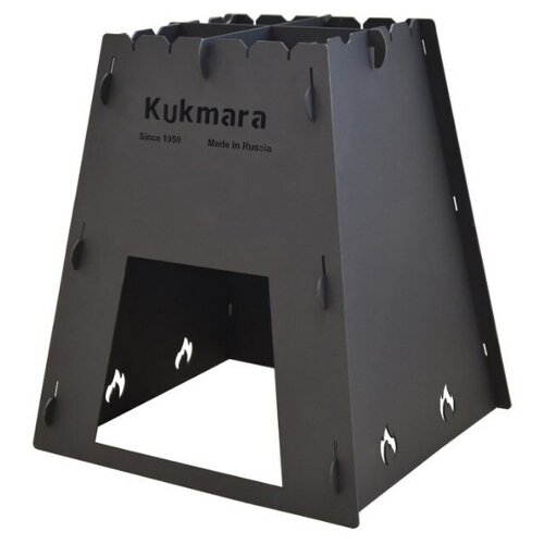 фото Печь походная kukmara пп01, сталь 35х40х35 см, 2 мм