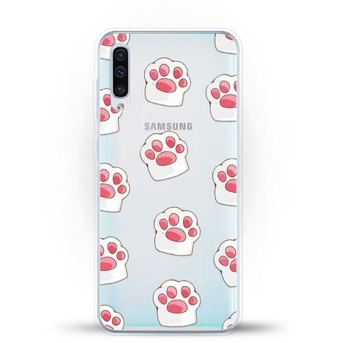 фото Силиконовый чехол лапки на samsung galaxy a50s andy & paul