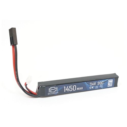 фото Акб bluemax 1450mah lipo 7.4v 30c stick 15x16.5x115mm aug, g36, м-серия цевье