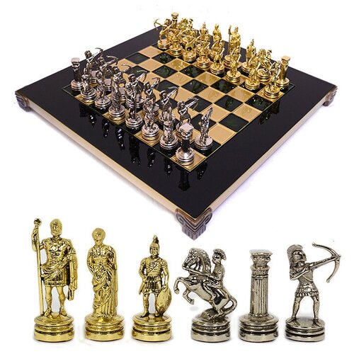 фото Manopoulos шахматный набор "лучники" золото-серебро 335*335*60мм.