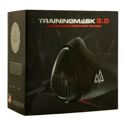 фото Тренировочная маска training mask 3.0 чёрная (размер m) newstyl