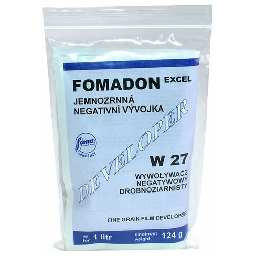 Проявитель для пленки Foma Fomadon EXCEL (W27) порошок, 1 л. проявитель для бумаги foma fomatol lqn 250 мл