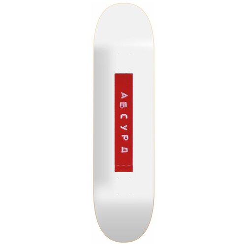 фото Дека для скейтборда абсурд tape red 8 дюйм 2021 (8 дюйм) абсурд skateboards