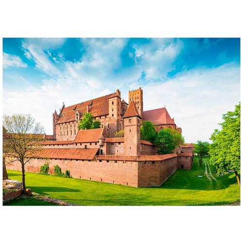 фото Постер а2 тевтонский замок мариенбург в мальборке, польша drabs
