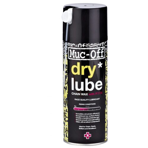 фото Смазка для сухих условий тефлоновая muc-off dry ptfe chain lube 400мл спрей