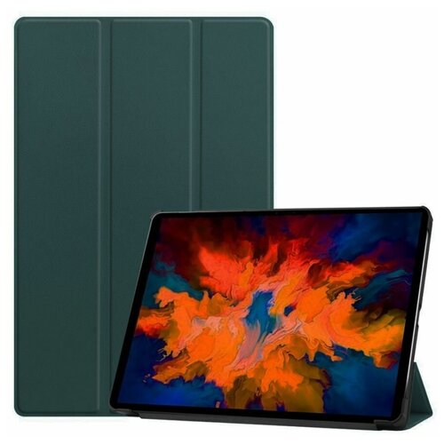 фото Brodef trifold чехол книжка для lenovo tab p11 pro tb-j706l зеленый