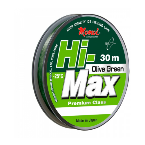 фото Леска momoi hi- max olive green (159281 (30 м 0,25мм) )