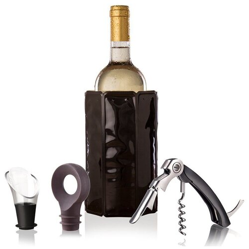 фото Набор аксессуаров для вина classic размер: 6*3,3*3,3 см, 3,7*6*2,3 см, 13,5*3*2 см, 14,5*17,5*3 см, 5*7,5*13,5 см vacu vin