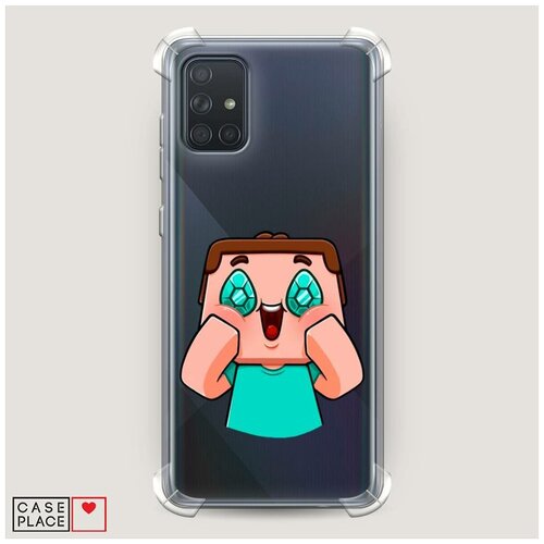 фото Чехол силиконовый противоударный samsung galaxy a71 не может быть! case place