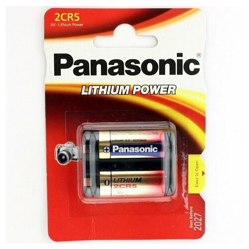 Батарейка литиевая Panasonic 2CR5, DL245 (6V) батарейка 2cr5 ansmann bl1 1 штука 5020032