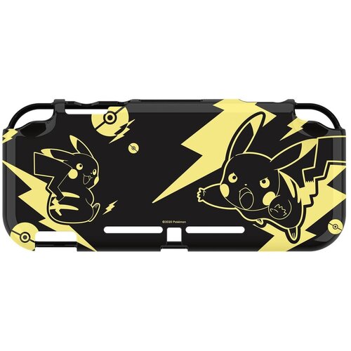 фото Пластиковый защитный чехол hori duraflexi protector pikachu black gold для nintendo switch lite (ns2-076u)