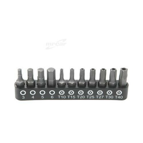 фото Licota alk8009bit2ck licota - набор бит 1/4 25 мм на держателе torx c отв. hex