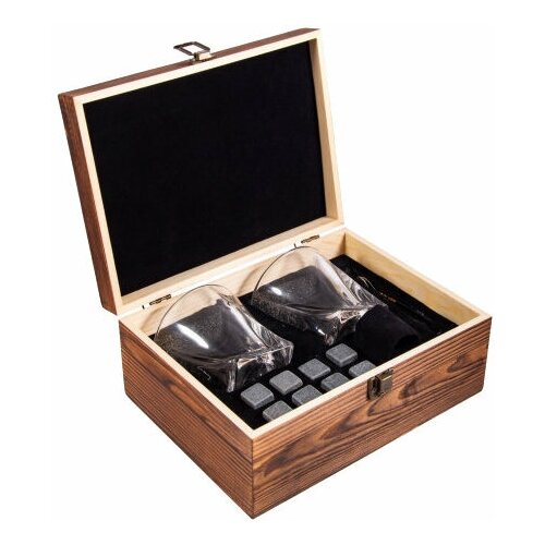 фото Viron подарочный набор для виски (два бокала, восемь камней для виски)