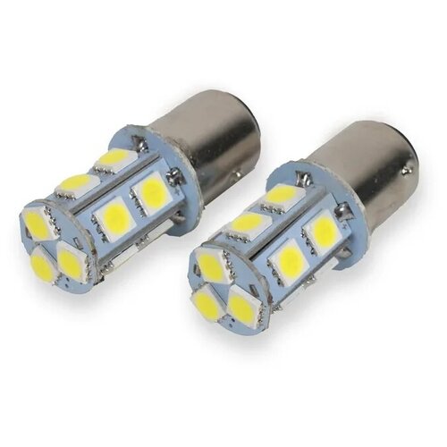 фото Лампа светодиодная габаритная ⚡️ sd-517 p21/5w/1157 ⚡️ 5050 ⚡️ 13 smd 2.0w ⚡️ 16x50mm ⚡️ 12v ⚡️ element ⚡️ 2 шт